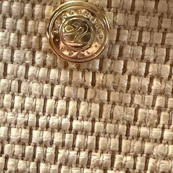 Longchamp le pliage collection tote basket bag handbag crossbody leather canvas - Picture 3 of 16